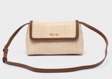 NOLAH ΓΥΝΑΙΚΕΙΑ ΤΣΑΝΤΑ PLAYA BEIGE DARK BROWN - NOLAH - 