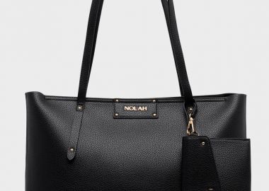 NOLAH ΓΥΝΑΙΚΕΙΑ ΤΣΑΝΤΑ SERENITY BLACK LIGHT GOLD - NOLAH - 