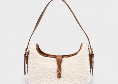 NOLAH ΓΥΝΑΙΚΕΙΑ ΤΣΑΝΤΑ SHEEPY OFFWHITE BROWN - NOLAH - 