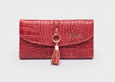 NOLAH ΓΥΝΑΙΚΕΙΟ ΠΟΡΤΟΦΟΛΙ CROCOLOVE RED - NOLAH - 