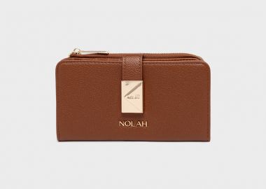 NOLAH ΓΥΝΑΙΚΕΙΟ ΠΟΡΤΟΦΟΛΙ SAVVINA LIGHT BROWN - NOLAH - 