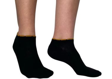 ΝΟΝΟΧΡΩΜΗ ΓΥΝΑΙΚΕΙΑ ΚΟΦΤΗ BAMBOO ΚΑΛΤΣΑ INIZIO ΜΕ ΦΛΟΡΑΛ ΣΧΕΔΙΟ 3832 ΜΑΥΡΟ - INIZIO - 