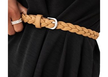 NUDE ΖΩΝΗ ΠΛΕΞΟΥΔΑ - BRAID - fashionroom - 