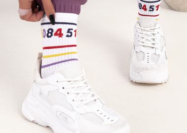 NUMBERS BASKET SOCKS - fashionroom - 