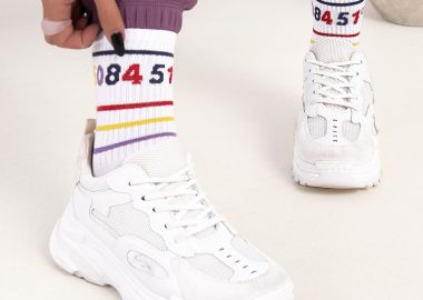 NUMBERS BASKET SOCKS -  - 