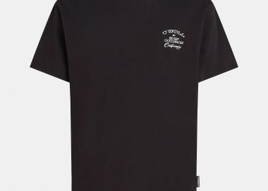 O'NEILL BEACH CHEST PRINT T-SHIRT ΜΑΥΡΟ - O'NEILL - 