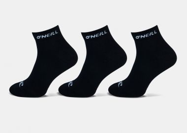 O'NEILL QUARTER SOCKS 3-PACK ΜΑΥΡΟ - O'NEILL - 