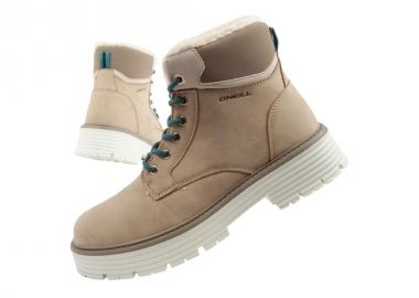 O'neill winter boots women's hiking boots ankle boots insulated fashionable beige white - ONeill - 
