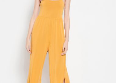 Ολόσωμη cropped φόρμα με τσέπες - FUNKY BUDDHA - 