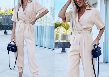 Ολόσωμη Φόρμα Cerelia Μπεζ - Amelie's - 