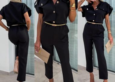 Ολόσωμη Φόρμα Juliet Μαύρη - Amelie's - 