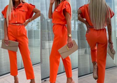 Ολόσωμη Φόρμα Juliet Πορτοκαλί - Amelie's - 