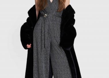 Ολόσωμη φόρμα lurex με ζώνη - 5206179101387 -  - 