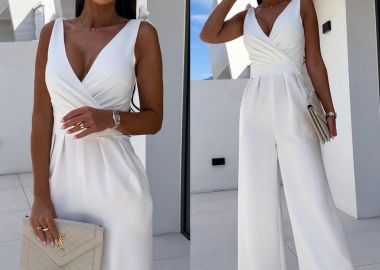 Ολόσωμη Φόρμα Persephone Λευκή - Amelie's - 