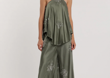 Ολόσωμη Φόρμα Σατέν Relish Με Παγιέτες -  - 