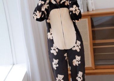 ΟΛΟΣΩΜΗ ΛΟΥΤΡΙΝΗ ΠΥΤΖΑΜΑ ONESIE - BEARS -  - 
