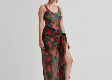 Ολόσωμο μαγιό tropical print - MAT FASHION - 