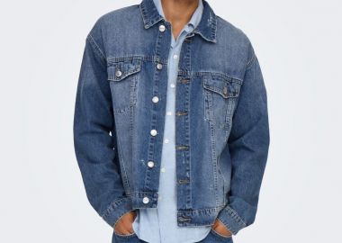 Only and Sons Just Box Tai Denim Jacket 22031183 Ανοιχτό Μπλέ - Only and Sons - 