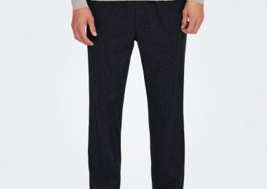 Only and Sons Linus Tapered Fit Παντελόνι 22031066 Σκούρο Γκρί - Only and Sons - 