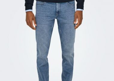 Only and Sons Loom Slim Regular Fit Jeans 22032529 Ανοιχτό Μπλέ - Only and Sons - 