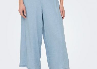 Only Charis Γυναικείο Παντελόνι Culotte 15337936 Ανοιχτό Μπλέ - Only - 