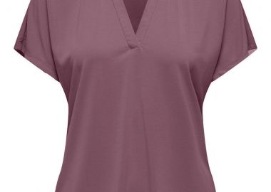 Only Free Γυναικείο V-Neck Top 15368562 Καφέ - Only - 