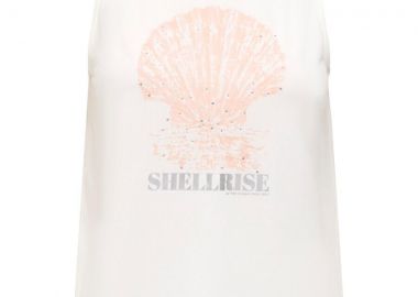 Only Free Life Αμάνικο Top 15349976 Λευκό - Only - 