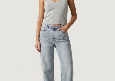 Only Γυναικεία Μπλούζα Αμάνικη 15322379 Ασημί - Only - 