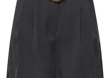 Only Γυναικείο Σορτς με Ζώνη 15370298 Μαύρο - Only - 