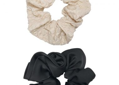 Only Marika Scrunchie 2-Pack 15335166 Ασπρόμαυρο - Only - 