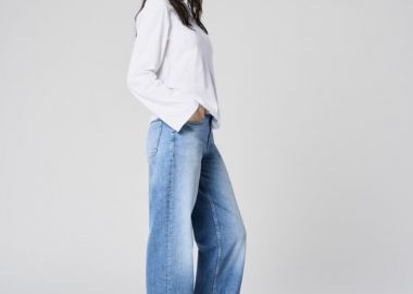 Only Mercer Γυναίκειο Wide Leg Jeans 15361585 Ανοιχτό Μπλέ - Only - 