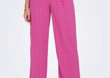 Only Naomi Palazzo Γυναικείο Παντελόνι 15284593 Ρόζ - Only - 