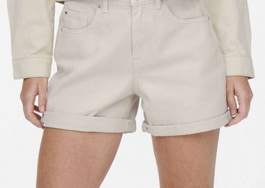 ONLY ONLPHINE DNM SHORTS NOOS 15196224 Εκρου - Only - 