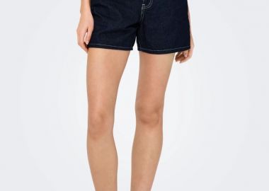 Only PHINE Ψηλόμεσο Denim σορτς 15196224 Μπλέ - Only - 
