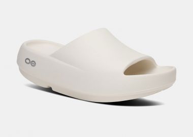 OOFOS OOAHH PLUS SLIDES ΜΠΕΖ - OOFOS - 