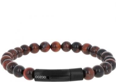 OOZOO Βραχιόλι από Ανοξείδωτο ατσάλι Dark Brown (Μήκος 19.5cm) SB-1067-195 - Oozoo Jewellery - 
