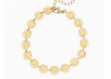 OOZOO Βραχιόλι από Ανοξείδωτο ατσάλι Gold SB-1010 - Oozoo Jewellery - 