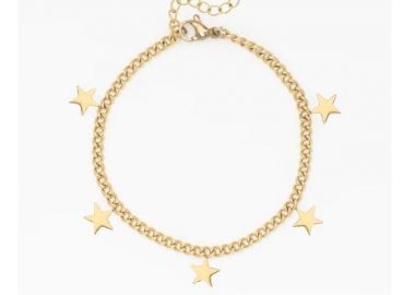 OOZOO Βραχιόλι από Ανοξείδωτο ατσάλι Gold SB-1016 - Oozoo Jewellery - 