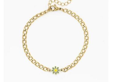 OOZOO Βραχιόλι από Ανοξείδωτο ατσάλι Gold SB-1022 - Oozoo Jewellery - 