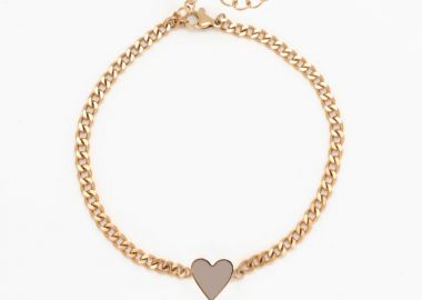 OOZOO Βραχιόλι από Ανοξείδωτο ατσάλι Rose Gold SB-1020 - Oozoo Jewellery - 