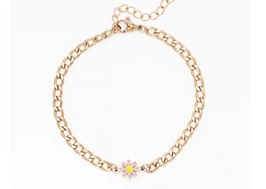 OOZOO Βραχιόλι από Ανοξείδωτο ατσάλι Rose Gold SB-1023 - Oozoo Jewellery - 