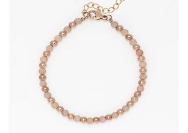 OOZOO Βραχιόλι από Ανοξείδωτο ατσάλι Rose Gold SB-1026 - Oozoo Jewellery - 