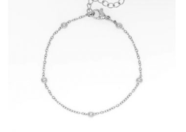 OOZOO Βραχιόλι από Ανοξείδωτο ατσάλι Silver SB-1000 - Oozoo Jewellery - 