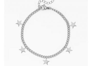 OOZOO Βραχιόλι από Ανοξείδωτο ατσάλι Silver SB-1015 - Oozoo Jewellery - 