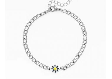 OOZOO Βραχιόλι από Ανοξείδωτο ατσάλι Silver SB-1021 - Oozoo Jewellery - 