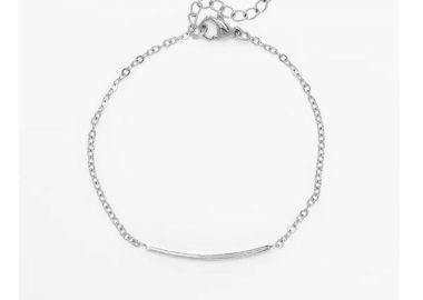 OOZOO Βραχιόλι από Ανοξείδωτο ατσάλι Silver SB-1027 - Oozoo Jewellery - 