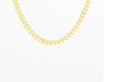 OOZOO Κολιέ από Ανοξείδωτο ατσάλι Gold SN-2007 - Oozoo Jewellery - 