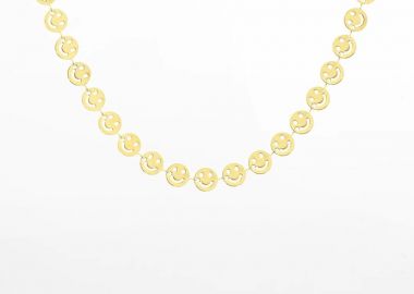 OOZOO Κολιέ από Ανοξείδωτο ατσάλι Gold SN-2010 - Oozoo Jewellery - 