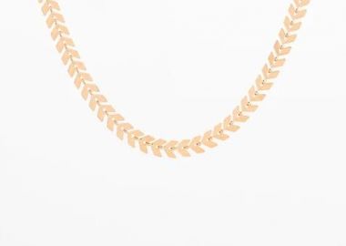 OOZOO Κολιέ από Ανοξείδωτο ατσάλι Rose Gold SN-2008 - Oozoo Jewellery - 