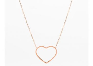 OOZOO Κολιέ από Ανοξείδωτο ατσάλι Rose Gold SN-2029 - Oozoo Jewellery - 